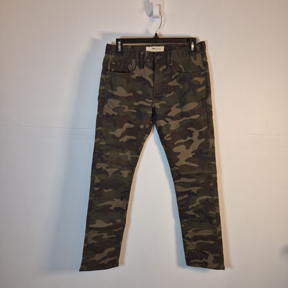 Gap Men's Camo Jeans Size 28 X 30 Slim Fit Straight